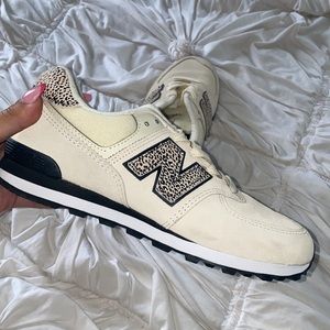 Cheetah print New Balance sneakers